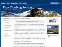 Tablet Screenshot of peakclimbing.org